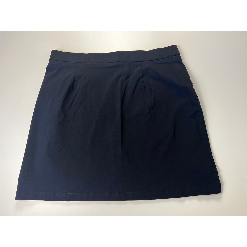 Rafaella Comfort Skort Black A-Line Golf Athletic Skirt Shorts PocketsSz S‎